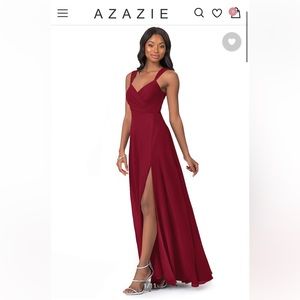 Burgundy Bridesmaid Dress